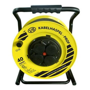 Kabelhaspel / bouwhaspel industrieel 40 MTR 3x2.5mm, Verzenden, Nieuw