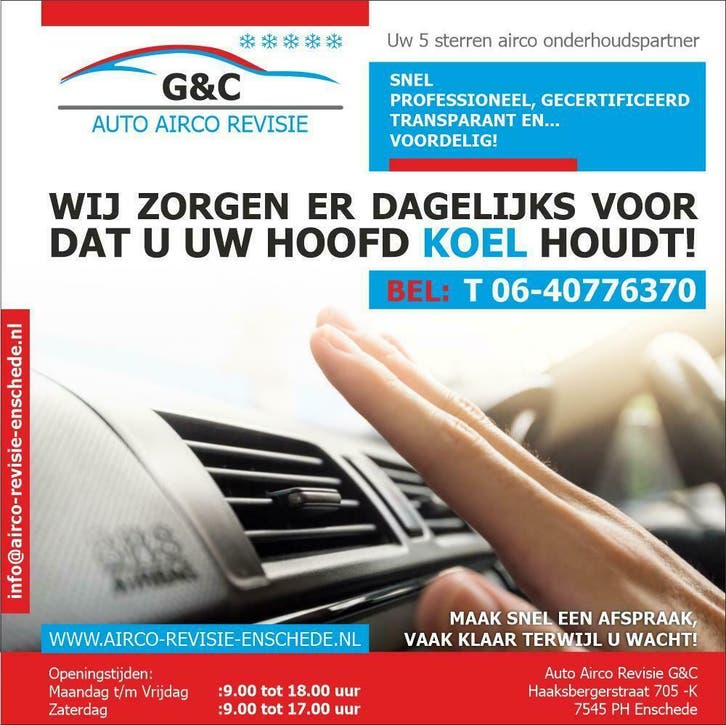G&amp;C airco specialist voor alle merk auto's, Auto-onderdelen, Airco en Verwarming, Nieuw, Audi, Daihatsu, Opel, Ophalen of Verzenden
