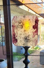 Joelle TISSOT - Lamp - Hout, Metaal - Luminaire Jacquard 19e, Antiek en Kunst, Curiosa en Brocante