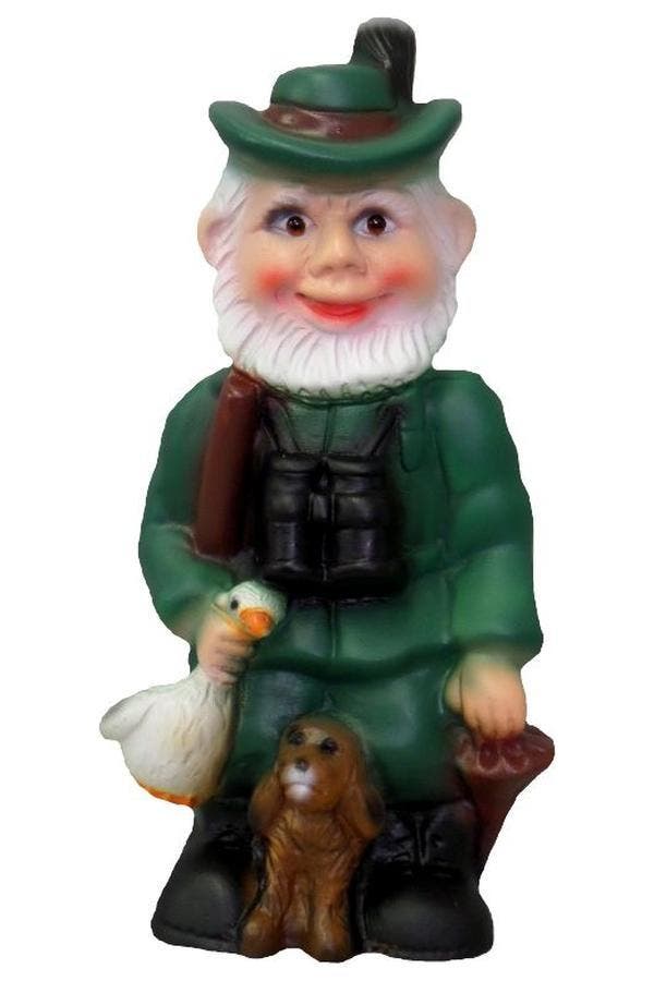 Kleine tuinkabouter jager, Tuin en Terras, Tuinbeelden, Nieuw, Verzenden