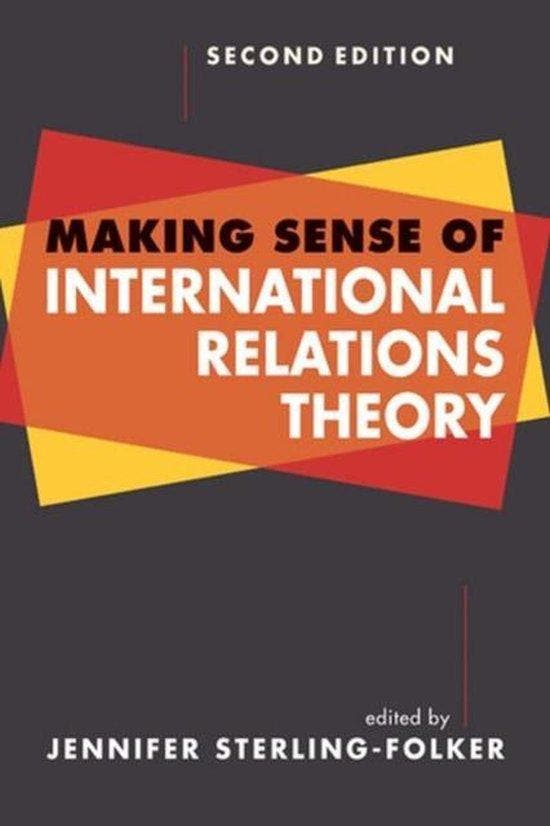 9781588268228 Making Sense of International Relations Theory, Boeken, Schoolboeken, Gelezen, Verzenden