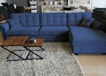 Loungebank Groenveld - loungebanken - Blauw, Nieuw, Stof