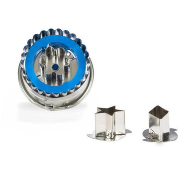 Patisse Uitsteker Linzer (Bloem/Ster/Vierkant) RVS 5cm Set/3, Verzenden, Nieuw
