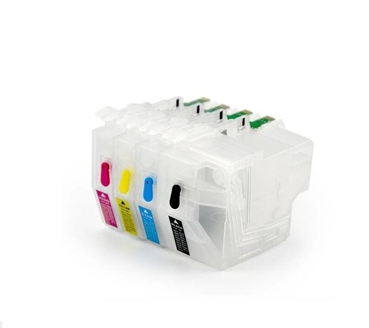 Huismerk Hervulbare Set Cartridge tvv Brother LC-3217/3219, Computers en Software, Printerbenodigdheden, Cartridge, Nieuw