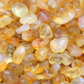 Nieuw! - Citrien - Gepolijste stenen - XL-lot- 1 kg, Verzamelen