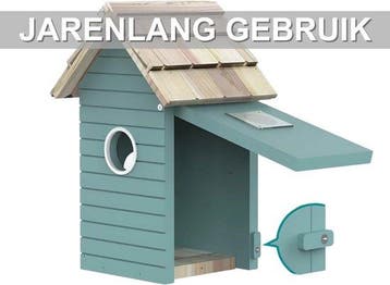 Vogelhuisje Nero - Met camera - Voor tuin en buitengebruik -, Verzenden, Zo goed als nieuw