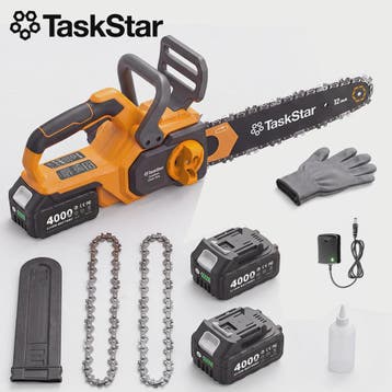 TaskStar 12-Inch Accu Kettingzaag - Krachtig, Borstelloos &, Verzenden, Nieuw