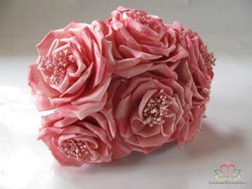 Wild Rose Roze Foamroos Bundel 7 cm, Ophalen of Verzenden, Nieuw