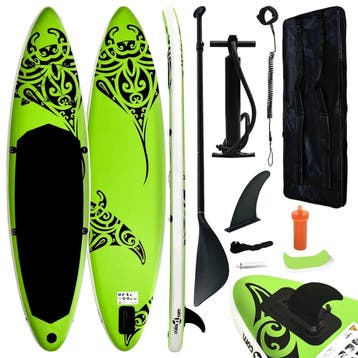 vidaXL Stand Up Paddleboardset opblaasbaar 305x76x15 cm, Watersport en Boten, Suppen, Verzenden, Nieuw