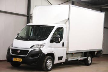 Fiat Ducato 2.3 BAKWAGEN MEUBELBAK 1000KG Laadvermogen, Stof, Gebruikt, Euro 6, Wit