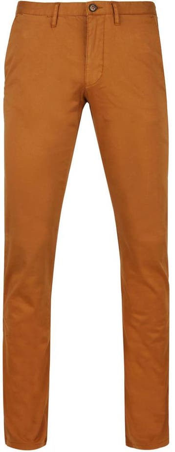 Suitable Chino Sartre Caramel maat 26 Heren, Bruin, Verzenden, Nieuw, Overige maten