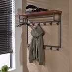 Kapstok Jeroen 12 haken met hoedenplank, Huis en Inrichting, Woonaccessoires | Kapstokken, Verzenden, Nieuw