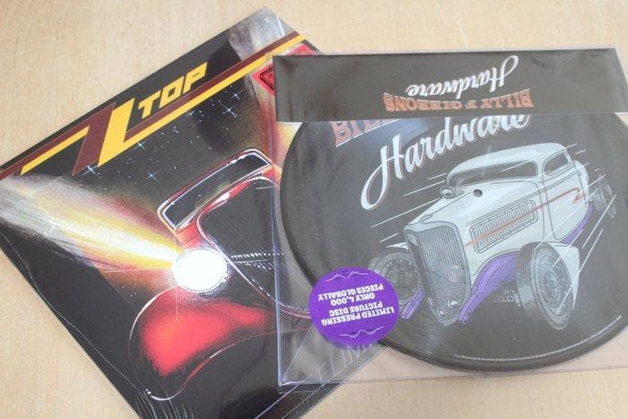 ZZ-Top - Eliminator (Red Vinyl) + Billy F Gibbons - Hardware, Cd's en Dvd's, Vinyl Singles