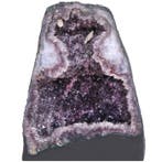 Gouden Rutiel Amethist &amp; Agaat - Geode - 41x32x23 cm- 25.5, Verzamelen, Mineralen en Fossielen