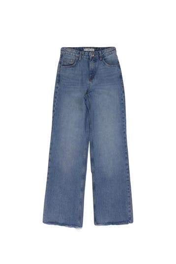 Mango Broek in maat 34 Blauw, Kleding | Dames, Truien en Vesten, Mango, Verzenden, Zo goed als nieuw, Blauw
