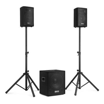 VONYX VX0812BT 2.1 Actieve Speakerset met 12 inch Subwoofer,, Ophalen of Verzenden, Nieuw