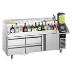 GGM Gastro | Cocktail voorbereidingstafel - 1600mm - 235L -, Verzenden, Nieuw in verpakking