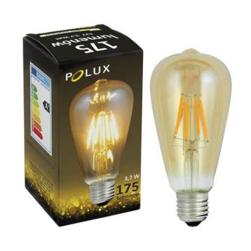Retro Filament LED-lamp E27 4 Watt 320 lumen 2200 kelvin, Ophalen of Verzenden, Nieuw