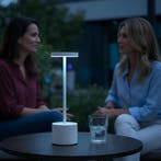 LED Tafellamp Draadloos Oplaadbaar - Brinton Zentor -, Huis en Inrichting, Lampen | Tafellampen, Ophalen of Verzenden, Nieuw, Metaal