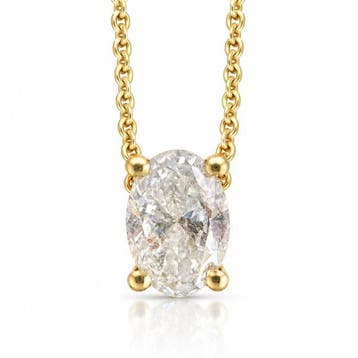 Zonder minimumprijs - Ketting met hanger - 14 karaat Geel