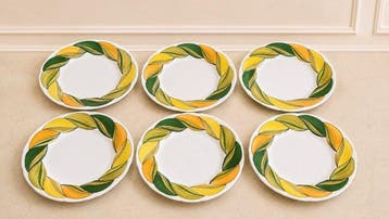 Villeroy & Boch - 6 Assiettes entremet dessert -