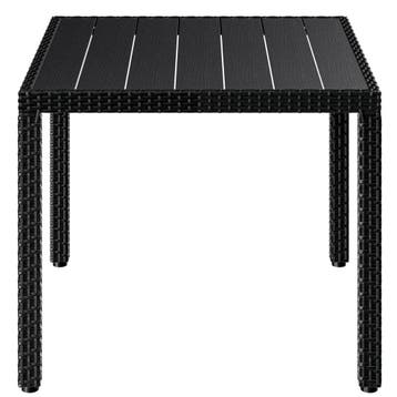 Polyrotan Tuinset Riga 5-delig Zwart (Tuinbanken-Tuinsets), Tuin en Terras, Tuinsets en Loungesets, Verzenden, Nieuw