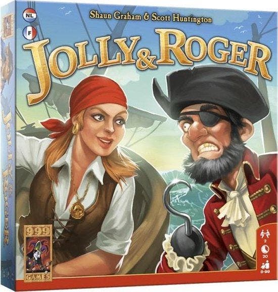 999 Games Jolly & Roger Kaartspel (Nieuw), Hobby en Vrije tijd, Gezelschapsspellen | Kaartspellen, Nieuw, Verzenden