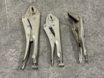 Veiling - Chroom vanadium griptangen set 3-delig, Nieuw