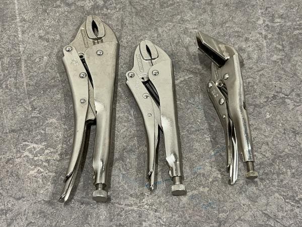 Veiling - Chroom vanadium griptangen set 3-delig, Doe-het-zelf en Verbouw, Gereedschap | Handgereedschap