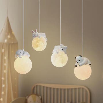 Creatieve LED Hanglamp met Cartoon Dieren - Slaapkamer & Kin, Verzenden, Nieuw