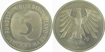 5 Dm Brd 1995a (MuntenenBankbiljetten-Duitslandvanaf1871), Verzenden