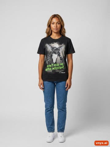 logosh!rt T-shirts Dames maat Unknown Zwart Vintage, Ophalen of Verzenden, Nieuw