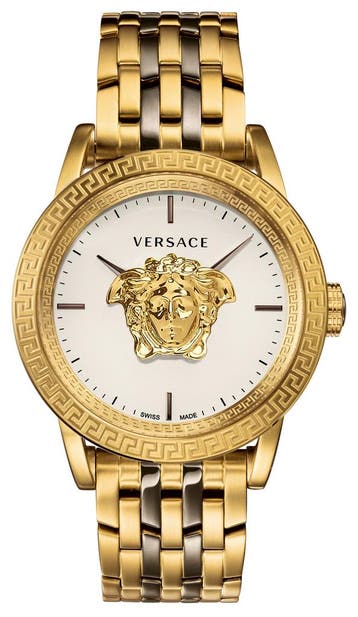 Versace VERD00418 Palazzo heren horloge 43 mm, Overige merken, Staal, Verzenden, Polshorloge