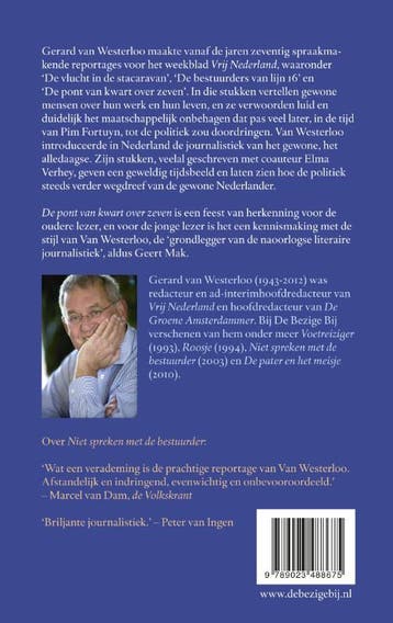 De pont van kwart over zeven 9789023488675, Verzenden, Gelezen, Gerard van Westerloo