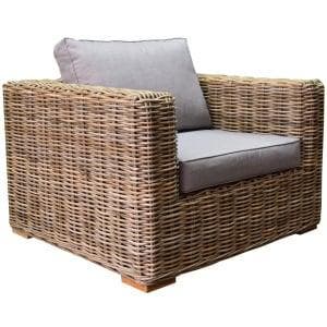 Serva lounge tuinstoel naturel rotan southend, Ophalen of Verzenden, Nieuw