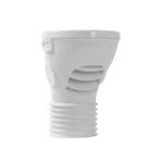 Nicoll PVC binnenhuisbeluchter 40-50 wit (RAL9010), Ophalen of Verzenden, Nieuw