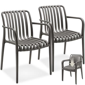 Tuinstoelen Alcudia, weerbestendig, stapelbaar, Verzenden, Nieuw