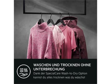 AEG LWR859WT - Was-droogcombinatie 9/5 kg - ProSteam NonStop, Verzenden, Zo goed als nieuw