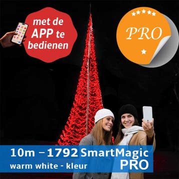 Fairybell 10 meter PRO SMART MAGIC 1792 RGBW leds, Nieuw
