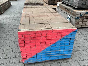 Angelim Vermelho Hardhout Geschaafde Balken 2000x90x45mm, Ophalen of Verzenden, Nieuw