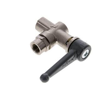 G 1/8 inch 2-Weg Haakse Kogelkraan Messing, Verzenden, Nieuw