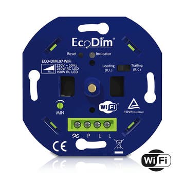 LED DIMMER WIFI | DRUK/DRAAI | 0-250W (RLC), Nieuw