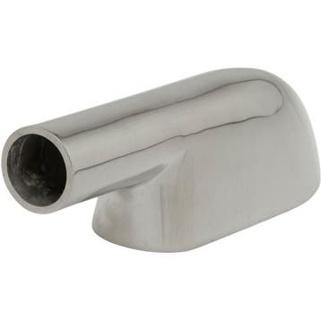 Railinghouder Eindstuk 22mm 90 graden 50mm Hoog Rvs, Watersport en Boten, Ophalen of Verzenden, Nieuw