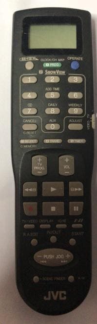 Afstandsbediening Jvc Vhs videorecorder, Ophalen of Verzenden, Nieuw, Origineel
