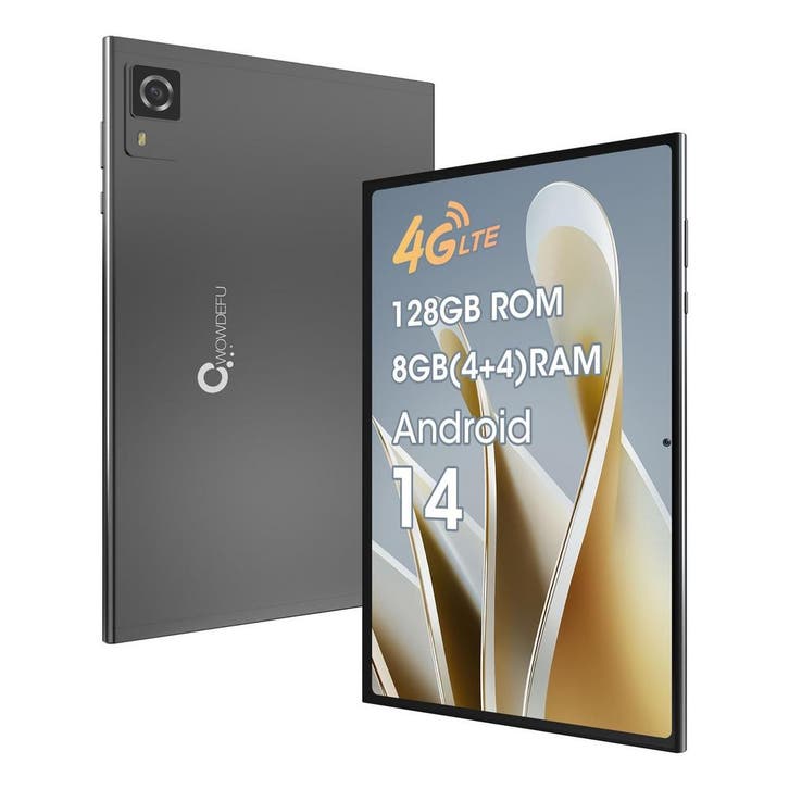 CWOWDEFU P25L - Android 14 - 10.1 Inch - 4G SIM - 8-Core CPU, Computers en Software, Apple iPads, Nieuw, Ophalen of Verzenden