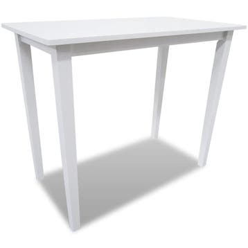 vidaXL Bartafel en 4 barstoelen set hout, Verzenden, Nieuw
