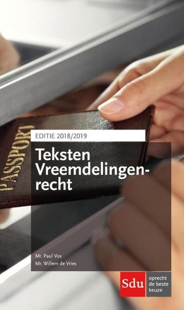 Teksten Vreemdelingenrecht 2018-2019 - Paul Vos, Verzenden, Zo goed als nieuw, Paul Vos