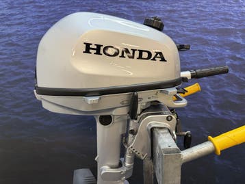 Honda 6 pk buitenboordmotor | Kortstaart | Laadspoel “, 5 tot 10 pk, Viertaktmotor, Ophalen of Verzenden, Zo goed als nieuw