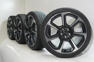 Audi A1 S1 82A 8X S-line 18 inch velgen Continental Winterba, 18 inch, Gebruikt, Velg(en), Winterbanden