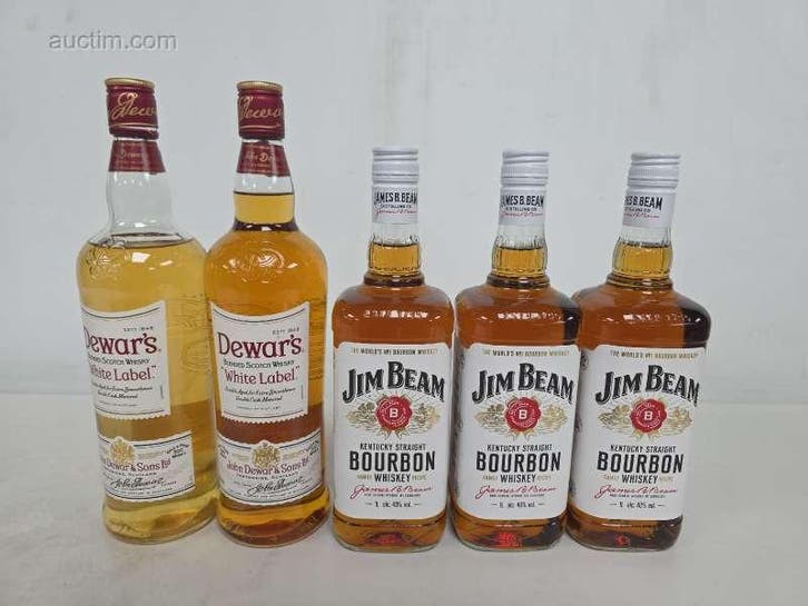 Dewars, Jim Beam Whisky 100 (4x) fles(sen), Zakelijke goederen, Horeca | Food, Ophalen